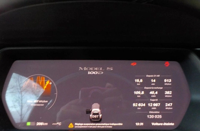 Tesla Model S cena 69900 przebieg: 120025, rok produkcji 2019 z Lędziny małe 352